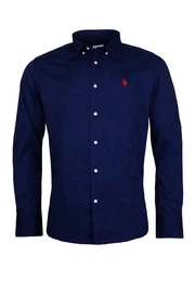 Langarmhemd Hemd Button Down Shirt (1-tlg)