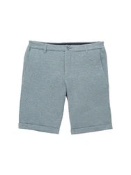TOM TAILOR Bermudas Slim Chino Shorts Grau/Hellblau/Blau