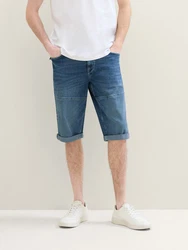 TOM TAILOR Relax-fit Jeans Morris Shorts Blau/Hellblau