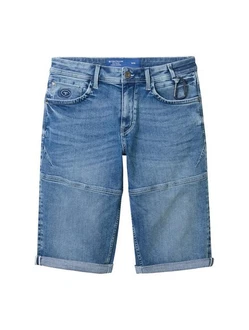 TOM TAILOR Relax-fit Jeans Morris Shorts Blau/Hellblau