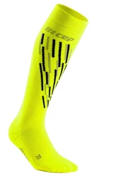 CEP Skisocken ski thermo socks men FLASH YELLOW/SCHWARZ