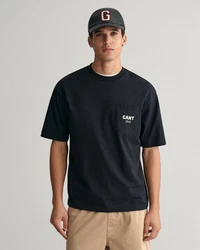 Gant T-Shirt 1949 Graphic Grau/Dunkelblau