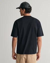 Gant T-Shirt 1949 Graphic Grau/Dunkelblau