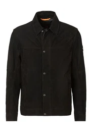 Lederjacke Jomister mit Druckknopfleiste