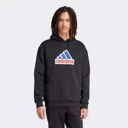 adidas Sportswear Kapuzensweatshirt FI BOS HD OLY Schwarz/Dunkelgrau/Dunkelblau
