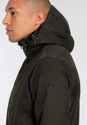 Killtec Funktionsjacke mit abzippbarer Kapuze Dunkelgrau/Grau/Schwarz/Dunkelgrün/Khaki