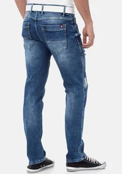 Cipo & Baxx Slim-fit Jeans Blau/Hellblau