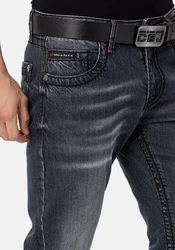 Cipo & Baxx Regular-fit Jeans Dunkelblau/Dunkelgrau/Grau/Schwarz/Hellgrau