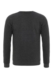 Premium Basic Real Kapuzenpullover Hoodie Sweatshirt für Herren Anthrazit