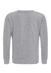 Premium Basic Real Kapuzenpullover Hoodie Sweatshirt für Herren Grau