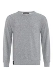 Premium Basic Real Kapuzenpullover Hoodie Sweatshirt für Herren Grau