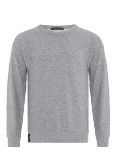 Premium Basic Real Kapuzenpullover Hoodie Sweatshirt für Herren Grau