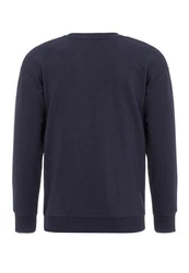 Premium Basic Real Kapuzenpullover Hoodie Sweatshirt für Herren Navy Blau