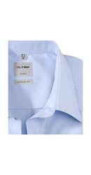 OLYMP Businesshemd Hemden Hellblau/Dunkelblau/Blau