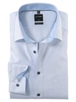 OLYMP Businesshemd 1260/44 Hellblau/Grau/Weiß