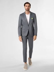 Finshley & Harding London Anzug Brixdon-Hoxdon Hellgrau/Grau/Dunkelgrau