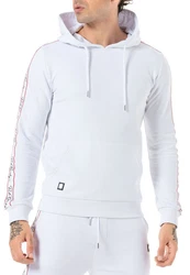 RedBridge Kapuzensweatshirt Kapuzenpullover mit Logoband Weiß