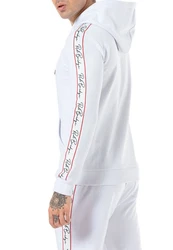 RedBridge Kapuzensweatshirt Kapuzenpullover mit Logoband Weiß