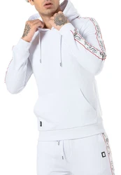 RedBridge Kapuzensweatshirt Kapuzenpullover mit Logoband Weiß