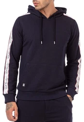 RedBridge Kapuzensweatshirt Kapuzenpullover mit Logoband Navyblau
