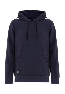 RedBridge Kapuzensweatshirt Kapuzenpullover mit Logoband Navyblau