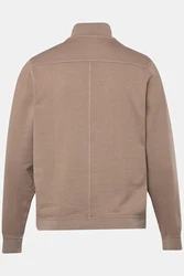 JP1880 Fleecejacke Sweatjacke Stehkragen Braun/Khaki/Beige/Grau