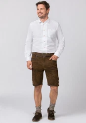 Stockerpoint Trachtenlederhose Fred Khaki/Braun/Dunkelbraun/Beige