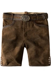 Stockerpoint Trachtenlederhose Fred Khaki/Braun/Dunkelbraun/Beige