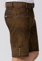 Stockerpoint Trachtenlederhose Fred Khaki/Braun/Dunkelbraun/Beige