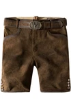 Stockerpoint Trachtenlederhose Fred Khaki/Braun/Dunkelbraun/Beige