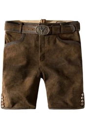 Stockerpoint Trachtenlederhose Fred Khaki/Braun/Dunkelbraun/Beige