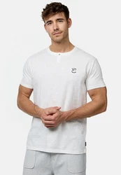 Indicode T-Shirt INAnsel Weiß/Creme/Grau