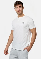 Indicode T-Shirt INAnsel Weiß/Creme/Grau