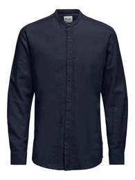 Langarmhemd ONSCAIDEN LS SOLID LINEN MAO SHIRT NOOS