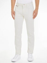 Tommy Hilfiger Straight-Jeans STRAIGHT DENTON STR Weiß/Khaki/Creme/Beige