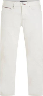 Tommy Hilfiger Straight-Jeans STRAIGHT DENTON STR Weiß/Khaki/Creme/Beige