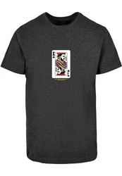 CAYLER & SONS T-Shirt WL Compton Card Tee Hellgrau/Dunkelgrau/Rot