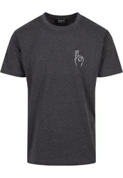 Mister Tee T-Shirt Easy Sign Tee Dunkelgrau/Grau/Hellgrau
