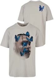 Mister Tee Herren Le Papillon Tee Braun/Grau/Khaki/Beige