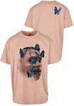 Mister Tee Herren Le Papillon Tee Rosa/Gold/Beige/Braun/Lila Mister Tee Herren Le Papillon Tee Rosa/Gold/Beige/Braun/Lila