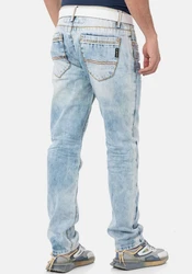 Cipo & Baxx Regular-fit Jeans Hellblau/Blau