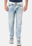 Cipo & Baxx Regular-fit Jeans Hellblau/Blau