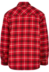 URBAN CLASSICS Anorak Plaid Quilted Shirt Jacket (1-St) 