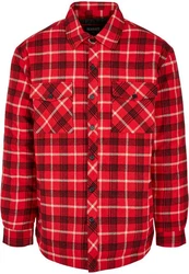 URBAN CLASSICS Anorak Plaid Quilted Shirt Jacket (1-St) 