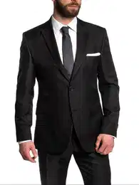 Anzugsakko Herren 2-Knopf Sakko Regular-Fit eleganter Look