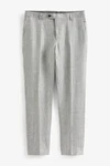 Next Anzughose Anzug Slim Fit Grau/Hellgrau