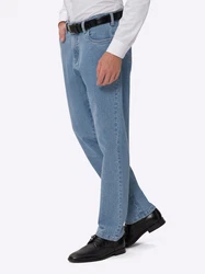 Sieh an! Bequeme Jeans Hellblau/Blau