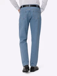Sieh an! Bequeme Jeans Hellblau/Blau