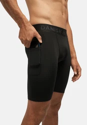 DANISH ENDURANCE Shorts Compression Shorts (2er-Pack) Grau/Schwarz/Bordeaux/Rosa/Gelb/Dunkelgrau