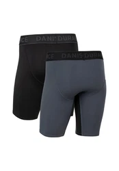 DANISH ENDURANCE Shorts Compression Shorts (2er-Pack) Dunkelgrau/Grau/Hellgrau/Rosa